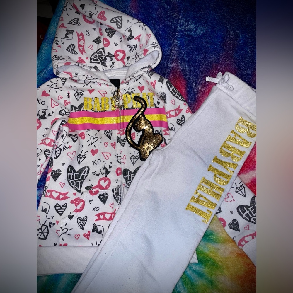 Baby Phat Girls size 6 Sweatsuit